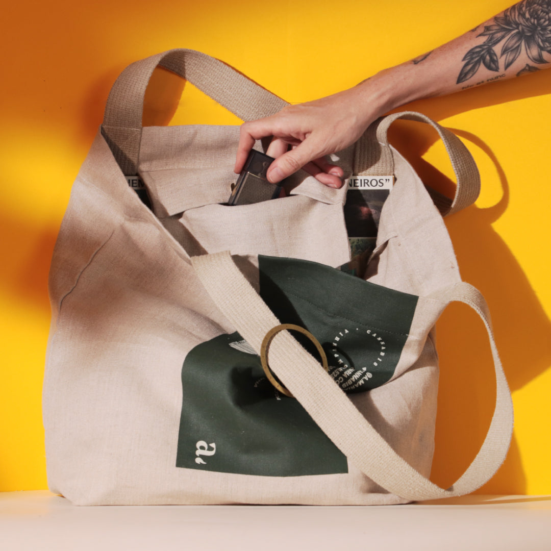 Tote Bag 100% Cânhamo