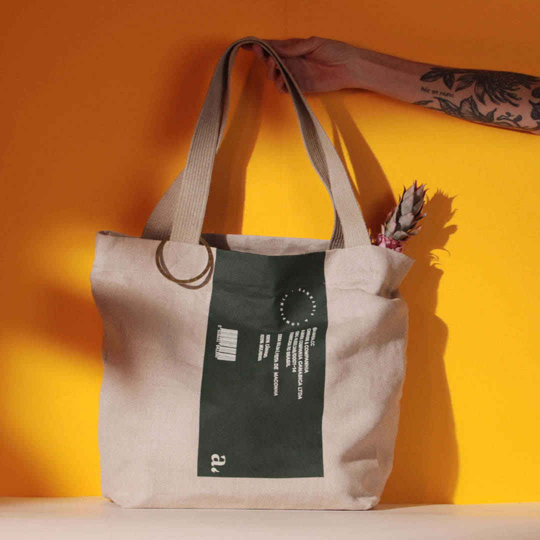 Tote Bag 100% Cânhamo